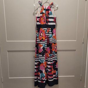 Eliza J Floral Halter Maxi Dress - Size 6